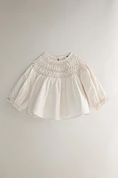 ENSEMBLE BÉBÉ NID D’ABEILLE ENFANT