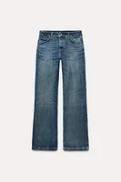 ZW COLLECTION LOW-RISE BOOTCUT FULL-LENGTH JEANS