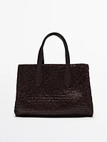 Sac demi-satin tressé nappa