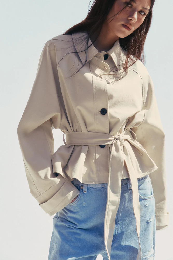 TRENCH COURT CEINTURE