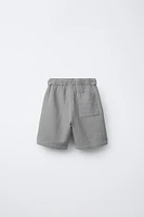 TEXTURED SHORTS