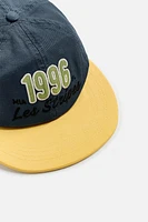 FLAT BILL EMBROIDERED CAP