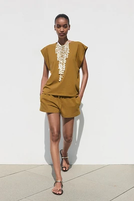 RUSTIC DROP SHOULDER T-SHIRT
