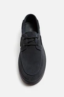 CASUAL LEATHER DECK SHOES