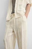OPEN WEAVE PANTS