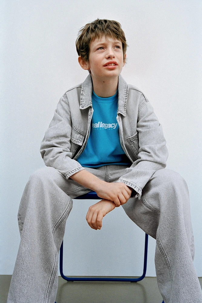 PRINTED LABEL SHIRT