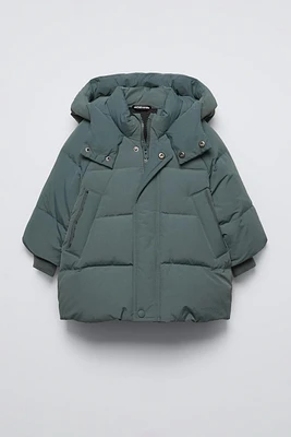 WATER REPELLENT DOWN PUFFER COAT