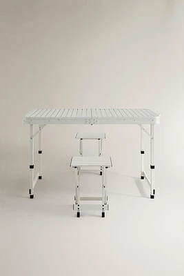 SET MESA TABOURET S PLEGABLES PLAYA (SET DE 3)