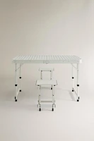 SET MESA TABOURET S PLEGABLES PLAYA (SET DE 3)
