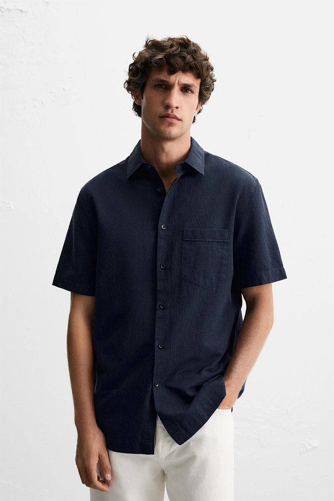 CHEMISE COTON - LIN