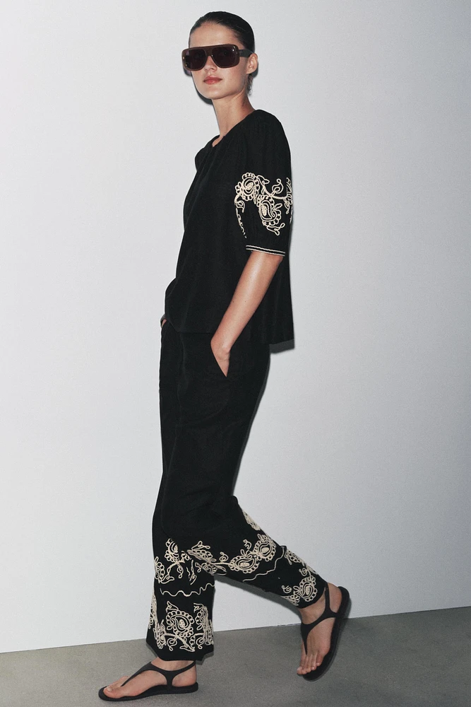 PANTALON CULOTTE BRODÉ ZW COLLECTION