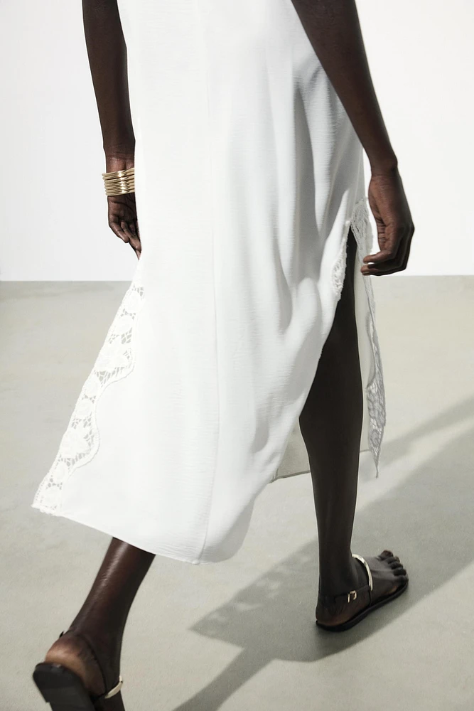 CROCHET MAXI DRESS