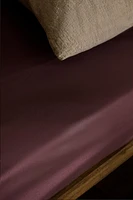 PERCALE COTTON FITTED SHEET | 11.8" THICK ( THREAD COUNT