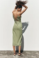 ROBE MIDI AVEC LIN