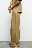 FAUX SUEDE PANTS