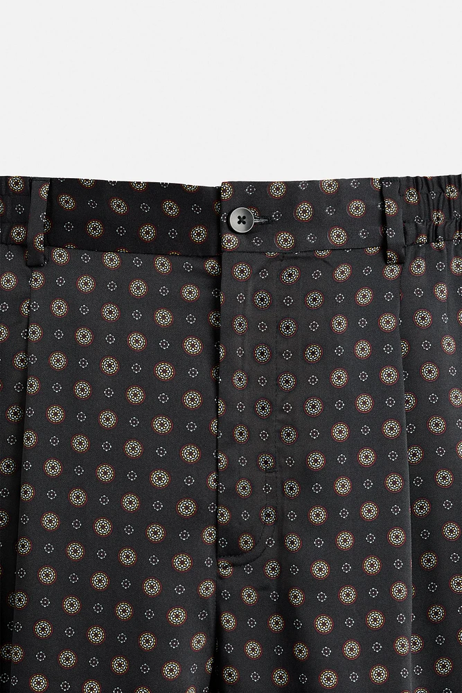 LIMITED EDITION GEOMETRIC PRINT PANTS