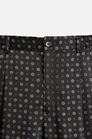 LIMITED EDITION GEOMETRIC PRINT PANTS