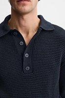 PURL KNIT POLO