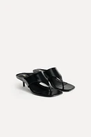 HIGH HEELED LEATHER SANDALS 50TH ANNIVERSARY