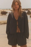 KIMONO EFFET PLISSÉ