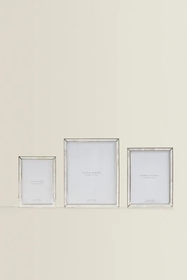 FINE-EDGE MOTHER-OF-PEARL PICTURE FRAME