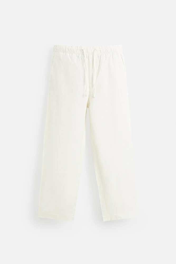 PANTALON RELAXED FIT COTON - LIN