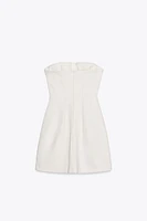 ROBE BUSTIER À LACET