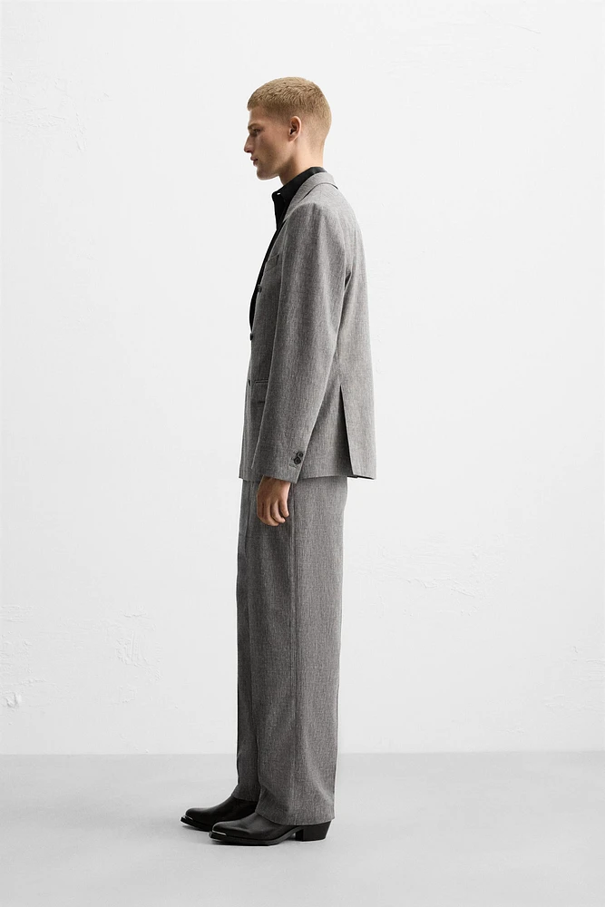 LIMITED EDITION TEXTURED SUIT PANTS