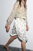 ZW COLLECTION POLKA DOT SHIRT