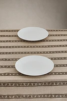 FLORAL PRINT TABLECLOTH WITH BORDERS