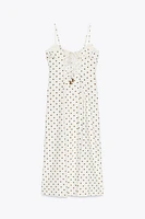 POLKA DOT MIDI DRESS