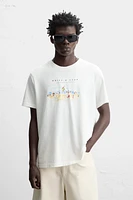 CONTRAST PRINT T-SHIRT
