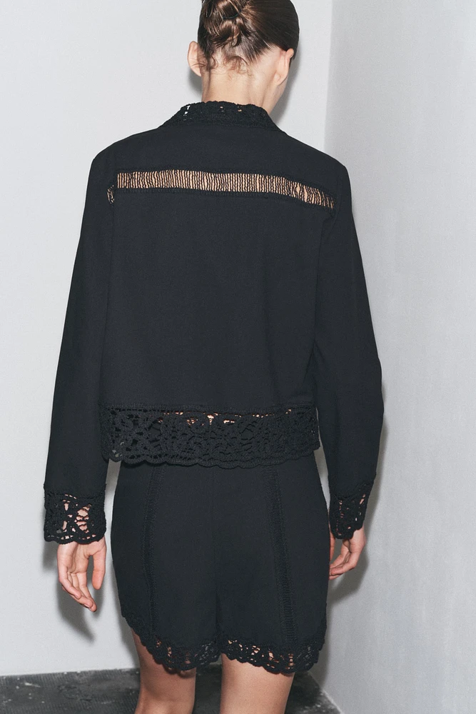 ZW COLLECTION CROCHET SHIRT
