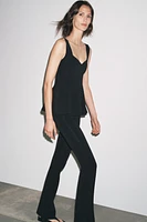 STRETCH FLARE PANTS