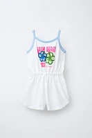 SHORT PRINTED JUMPSUIT