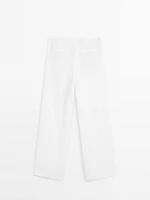 Pantalon de tailleur 100 % lin