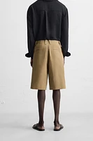 BERMUDA RELAXED FIT PLIS