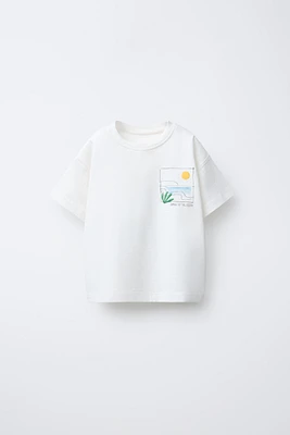 T-SHIRT IMPRIMÉ PAYSAGE
