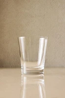 CRYSTALLINE TUMBLER WITH THICK BASE