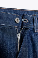 TRF MID-RISE CAPRI DENIM SHORTS