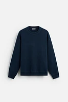 COTTON BLEND SWEATER