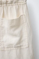 LINEN SHORTS