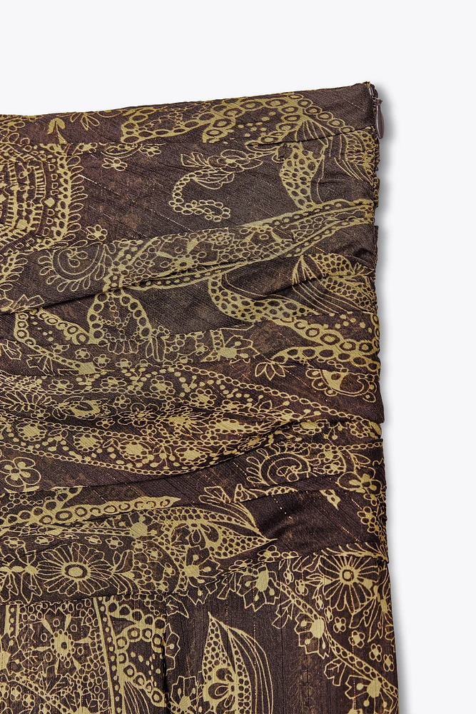 ZW COLLECTION PRINTED SKIRT