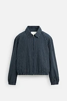 STRIPED STRUCTURED JACKET