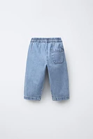 STITCHED BAGGY JEANS