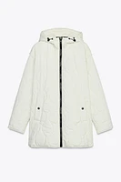HOODED QUILTED JACKET