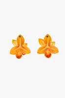 BOUCLES D'OREILLES FLEUR RÉSINE