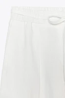 PANTALON LARGE AVEC LIN CEINTURE