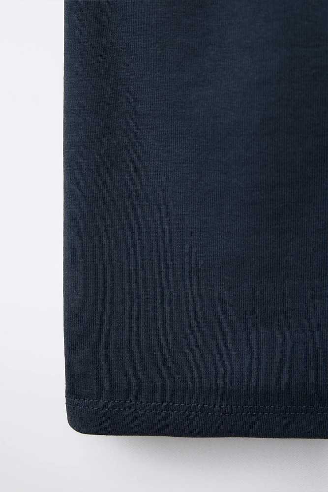 CITY TEXT RIB TOP