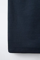 CITY TEXT RIBBED TOP